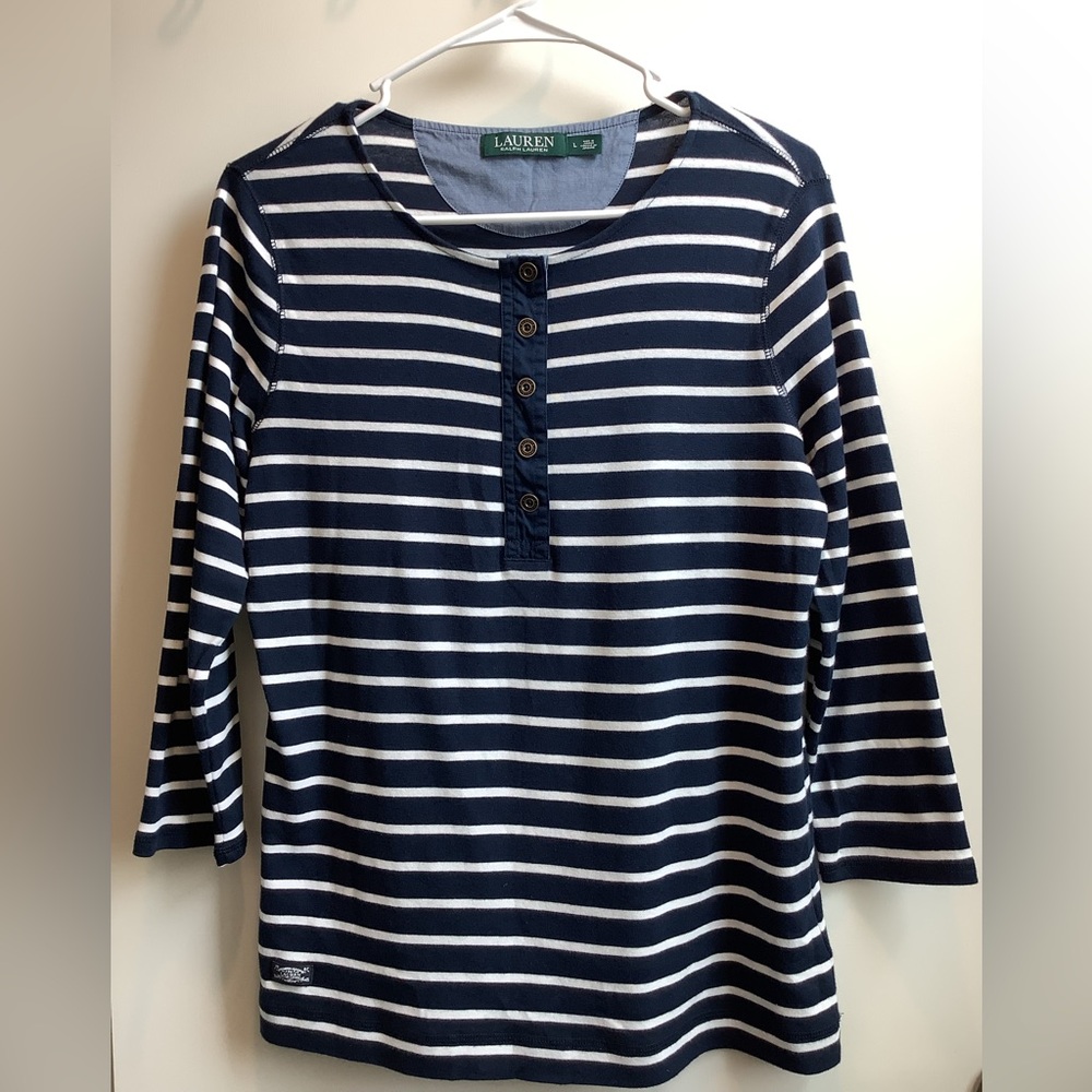 Ralph Lauren Navy Garment with Gold Button